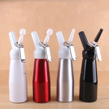 

Fancy coffee aluminum milking device cream gun foamer 0.5L/1L fresh butter foamer