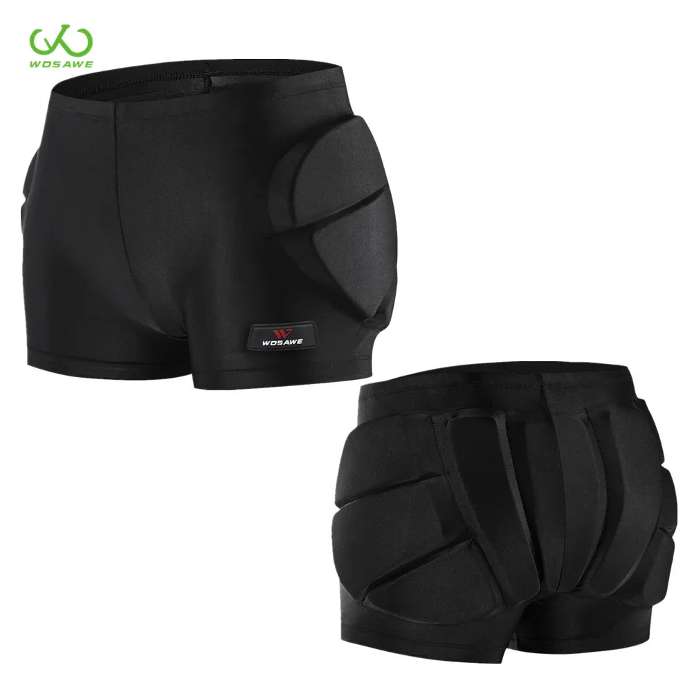 

WOSAWE Winter Protective Ski Shorts Men Women EVA Protection Hip Butt Protector Snowboard Skateboarding Roller Hockey Short