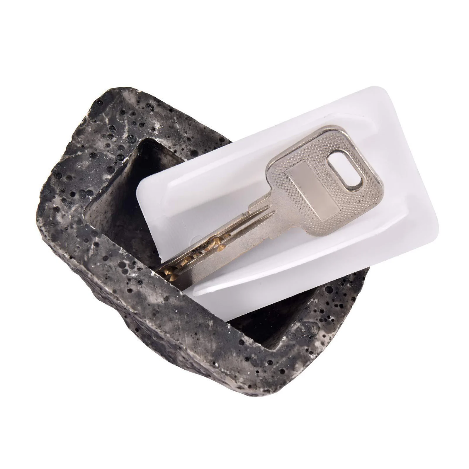  Housoutil 3pcs Stone Key Box Lifelike Fake Stone Fake Stone  Key Holder Key Rock for Outside Realistic Looking Rock Hide a Key Rock  Outdoor Decor Fake Rock Key Hider Resin