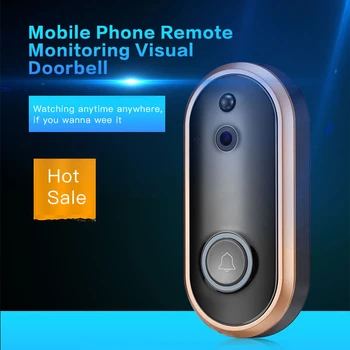 

Fast Push Technology Video Doorbell M6 50m Strong Peneration Mobilephone Real-time Monitoring WIFI Intercom Doorbell HD 1080P