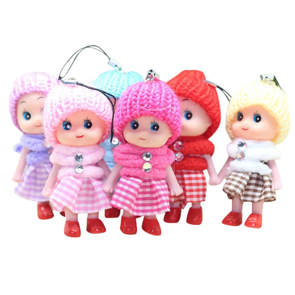 5Pcs Kids Toys Soft Interactive Baby Dolls Toy Mini Doll For Girls and Boys Hot Smartphone G1104 | Игрушки и хобби