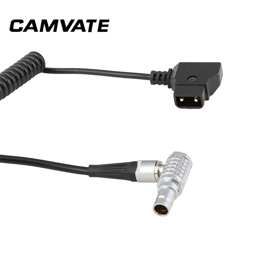 CAMVATE спиральный D-Tap для 4-контактный Мощность кабель для Беспроводной системы передачи C2345