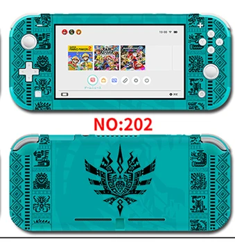 

High quality Protector Cover Decal Vinyl Skins Sticker for Nintendo switch lite Console The Legend of Monster Hunter X stickers