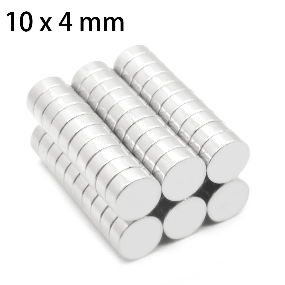 

500 pcs super powerful strong bulk small round magnets NdFeB with a diameter of 10 mm x 4 mm rare earth neodymium magnet
