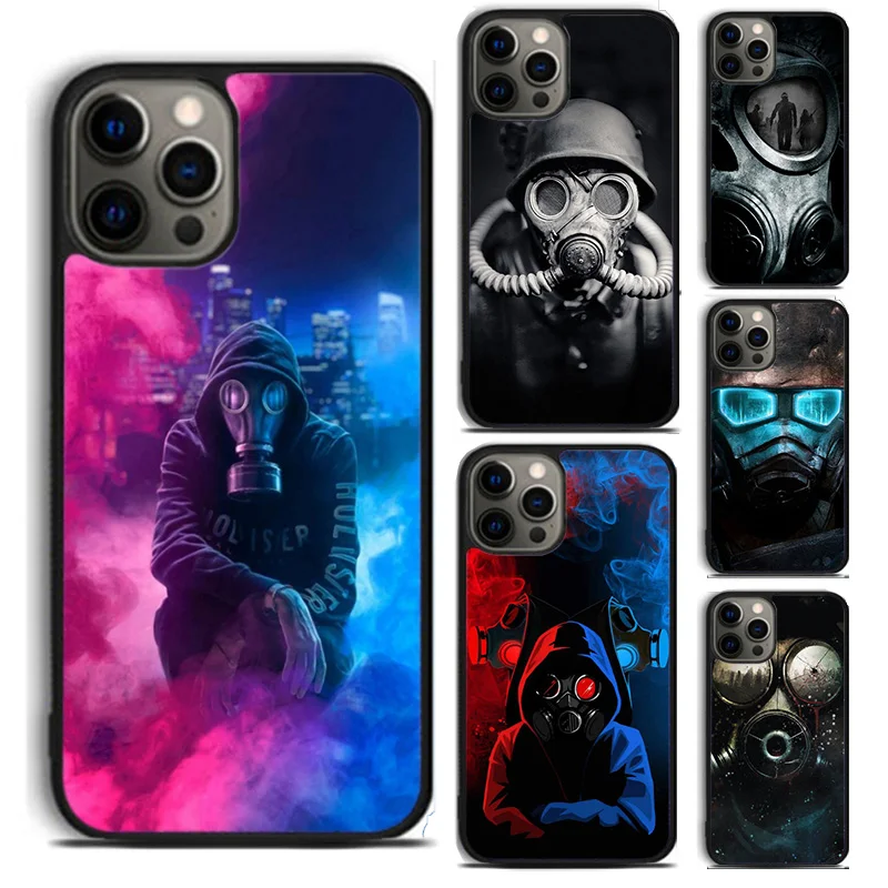 Cool Man Antigas Mask phone Case Cover For iPhone 5 6 7 8 Plus X XR XS SE2020 Apple 11 12 13 mini Pro Max Galaxy S10 S20 S21 | Мобильные
