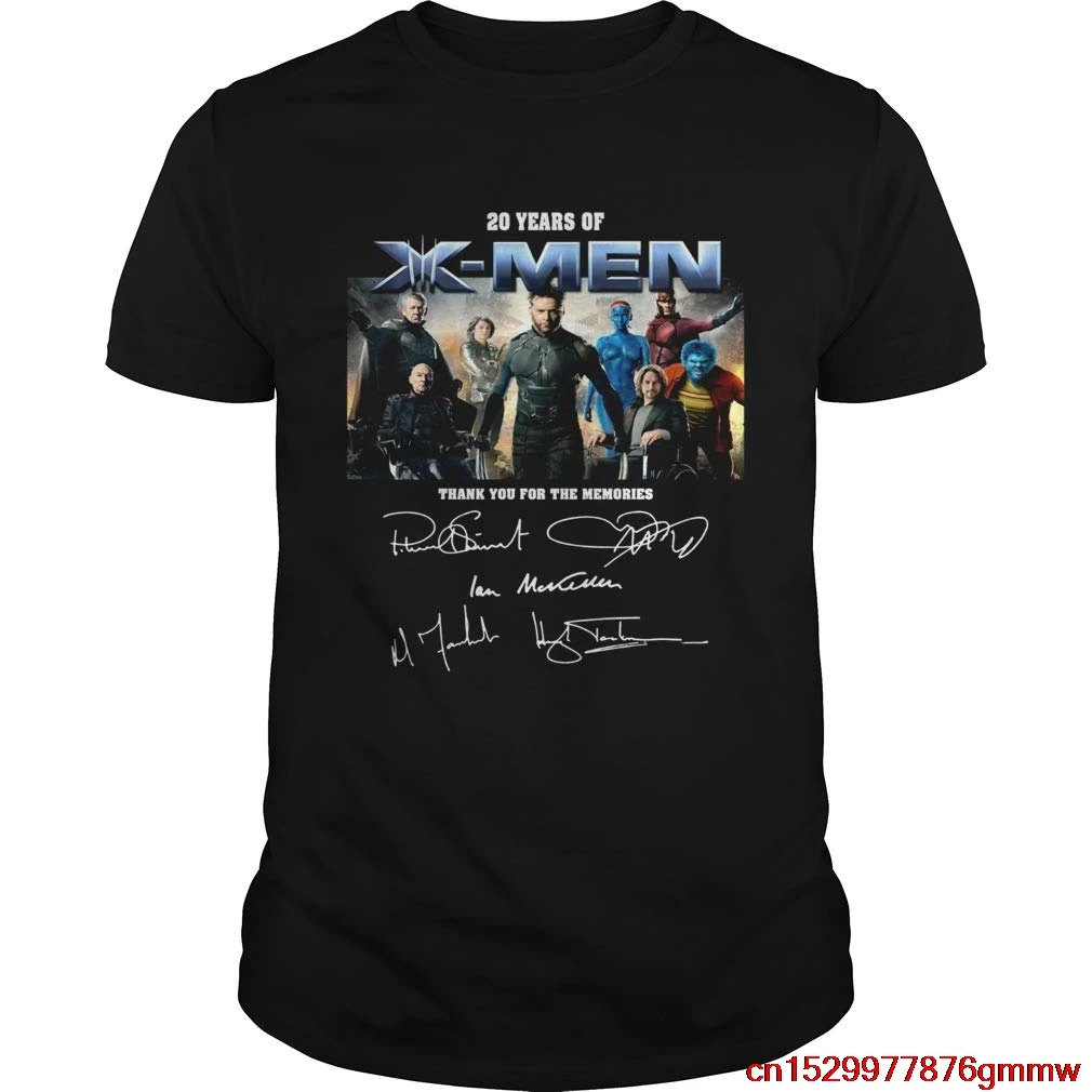 20 лет XMen thank you for the memories рубашка с короткими рукавами толстовка унисекс Толстовка