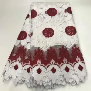 

New Arrival French Net Lace Fabric Guipure Tulle Lace High Quality 5 Yards For Wedding