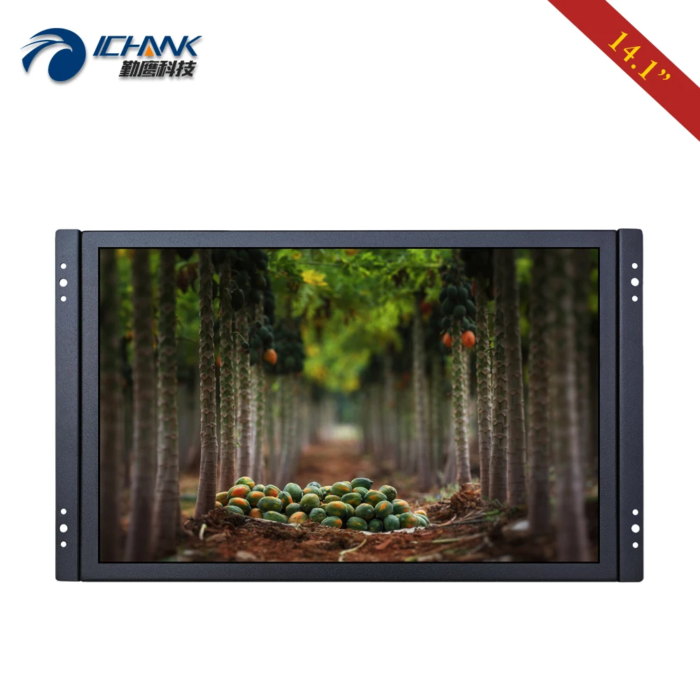 ZK141TN 59/14 1 дюйма 1280x800 720p BNC VGA AV HDMI металлический корпус встроенный открытый дисплей