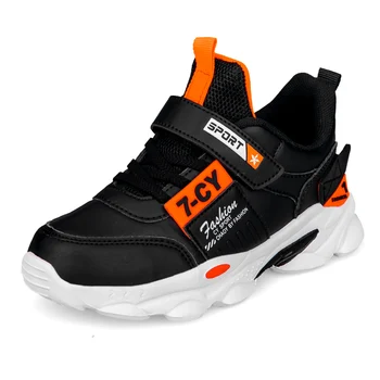 

Autumn Children Sports Shoes Boys Breathable Running Sneakers Kids Outside Travelling Leather Shoes Size 28 to Size 38