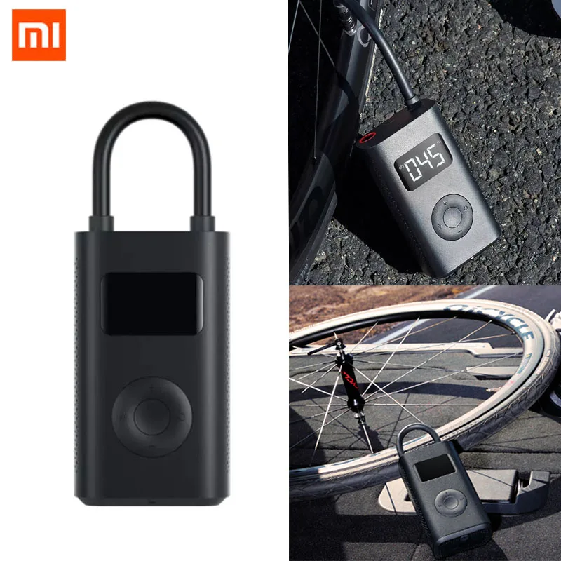 Портативный насос Xiaomi Mijia умный цифровой датчик давления в шинах со светодиодной
