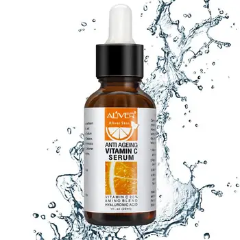 

Face Serum Vitamin C Face Serum Long Lasting Moisturizing Improve Roughness Lighten Spots Hyaluronic Acid Facial Essence