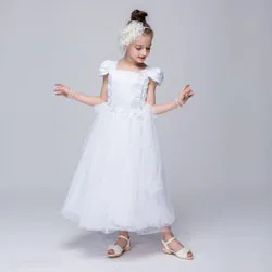 2017 г. Лидер продаж в Европе и Америке, детский ремень с блестками, платье детское платье принцессы с большим бантом поколение