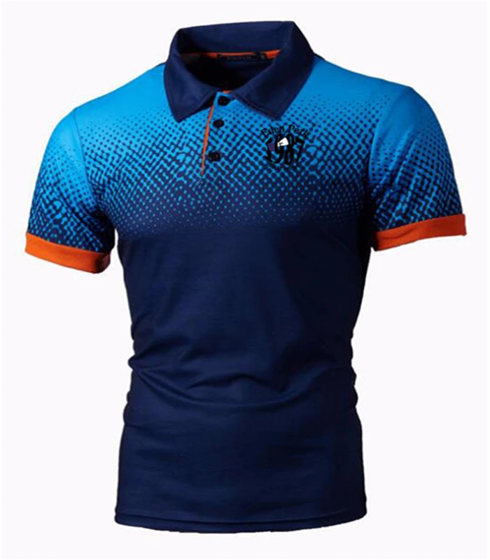 Mens פולו חולצה 2020 חדש קיץ עדן פרק קצר שרוול תורו מעל צווארון Slim חולצות מקרית לנשימה שינוי צבע עסקים חולצה