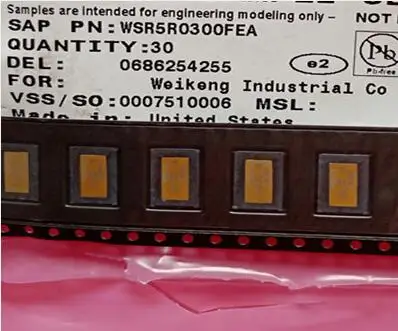 WSR5R0300FEA Разрешение SMD 0 03 Ом 1% 5 Вт 4527 | Электроника