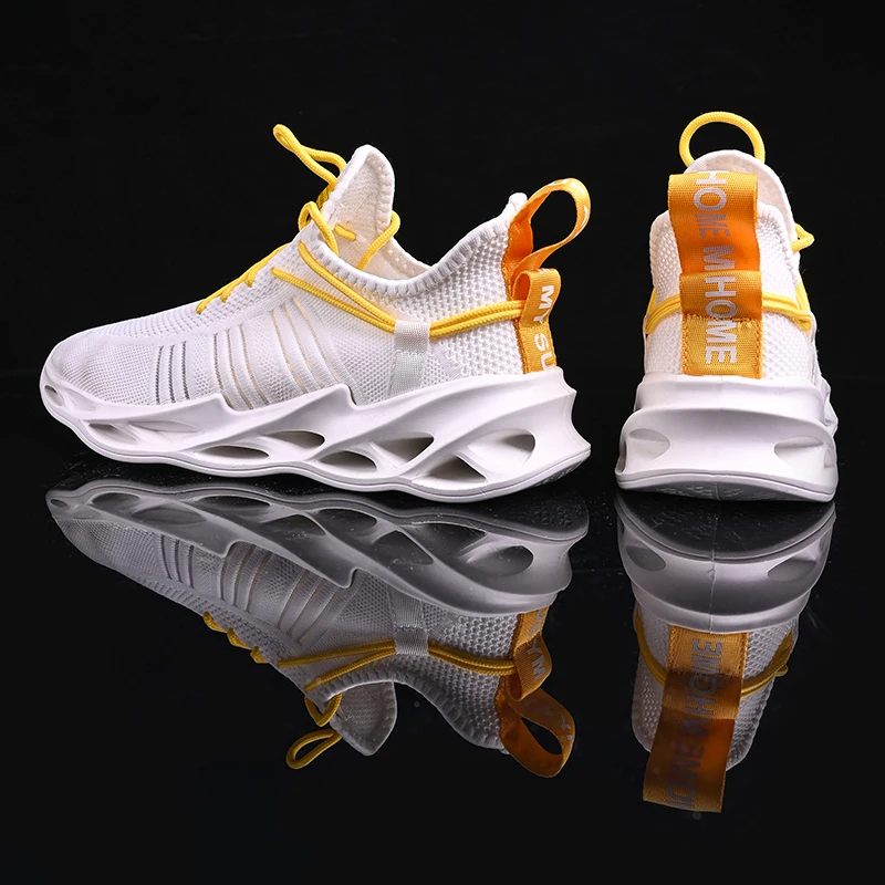 Damyuan Shoes Men Lightweight Blade Running Shockproof Breathable Gym Walking High Rise Mens 39-46 | Обувь
