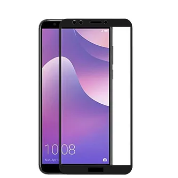 

TBOC 5D Screen Protector for Huawei Y7 [2018] - Y7 Prime [2018] - Honor 7C Bridesmaid Crystal tempered Glass Ultra Thin Full Protection