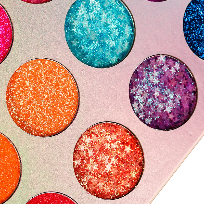 Wholesale No Logo Neon Pigment Eyeshadow Palette 24 Color UV Blacklight Eye shadow Colorful Makeup Glitter Custom Private label Wholesale No Logo Neon Pigment Eyeshadow Palette 24 Color UV Blacklight Eye shadow Colorful Makeup Glitter Custom Private label