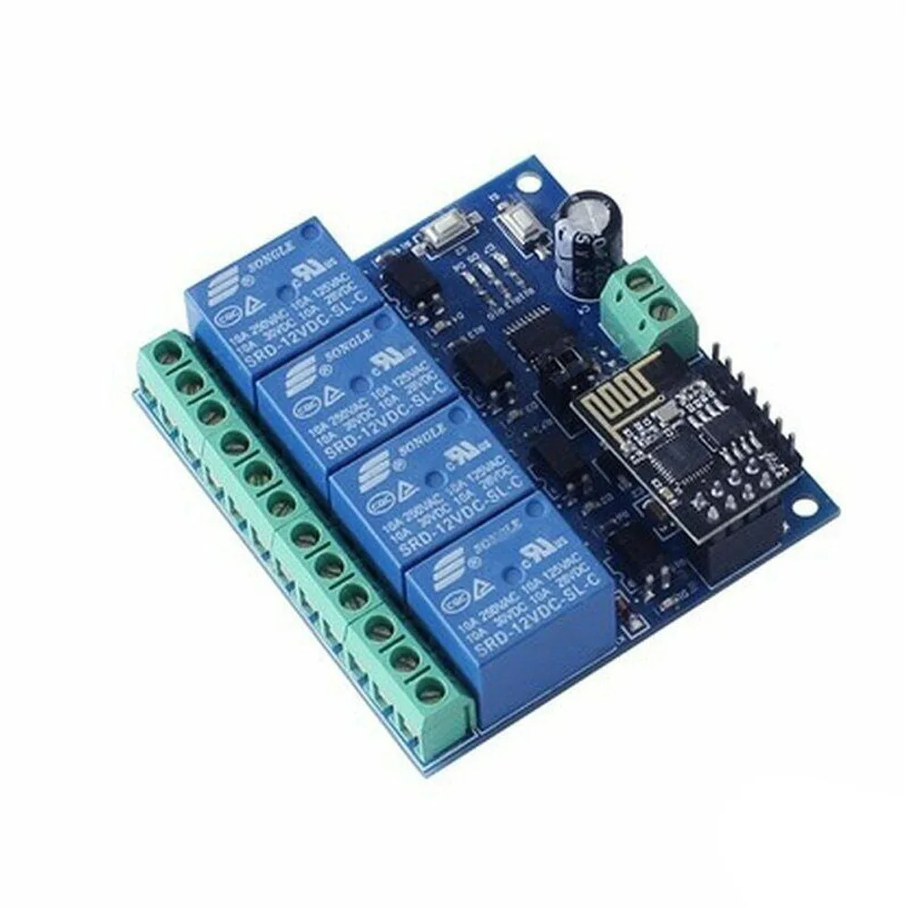 5В/12В ESP8266 ESP-01 2/4-wifi реле канала модуль для IOT Smart Home приложение E