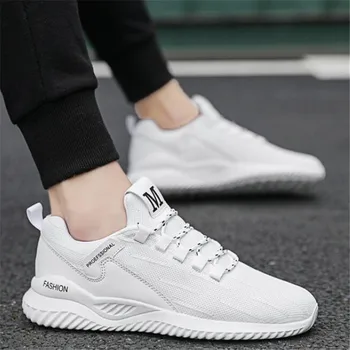 

new men's shoes breathable wild men's flying woven mesh sneakers mens shoes casual all mens men sport shoes balenciaca shoes