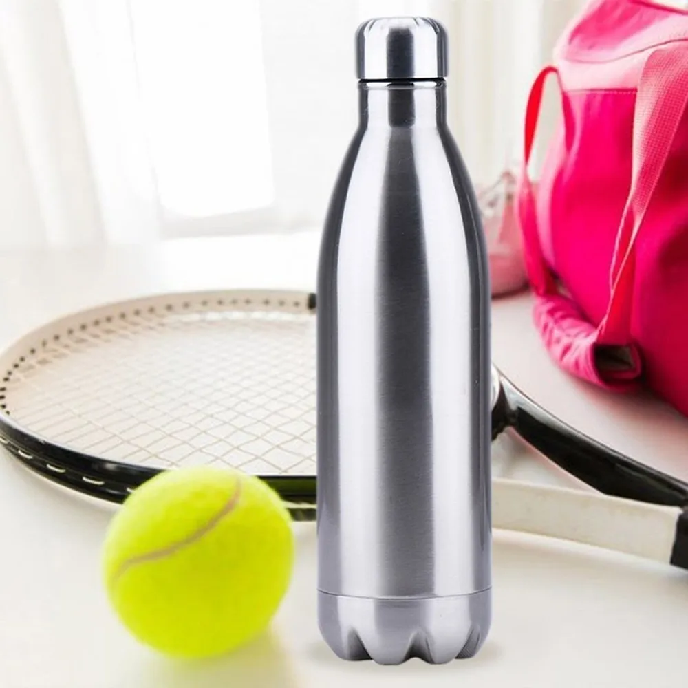 Bouteille isotherme portable de 500 ml à double paroi, sans BPA, en acier inoxydable, idéale pour la bière, le thé et le café. Convient également pour le sport._voghion.com