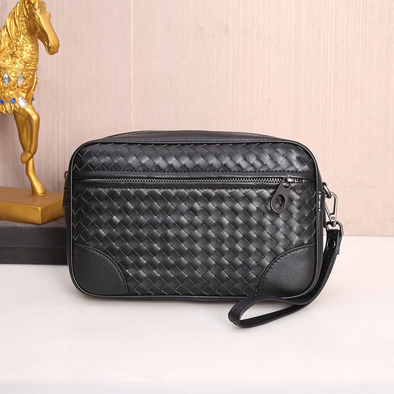 

Handbags, men's leather, large capacity, men's envelope bag 2019, new fashion grip bag, leather bag