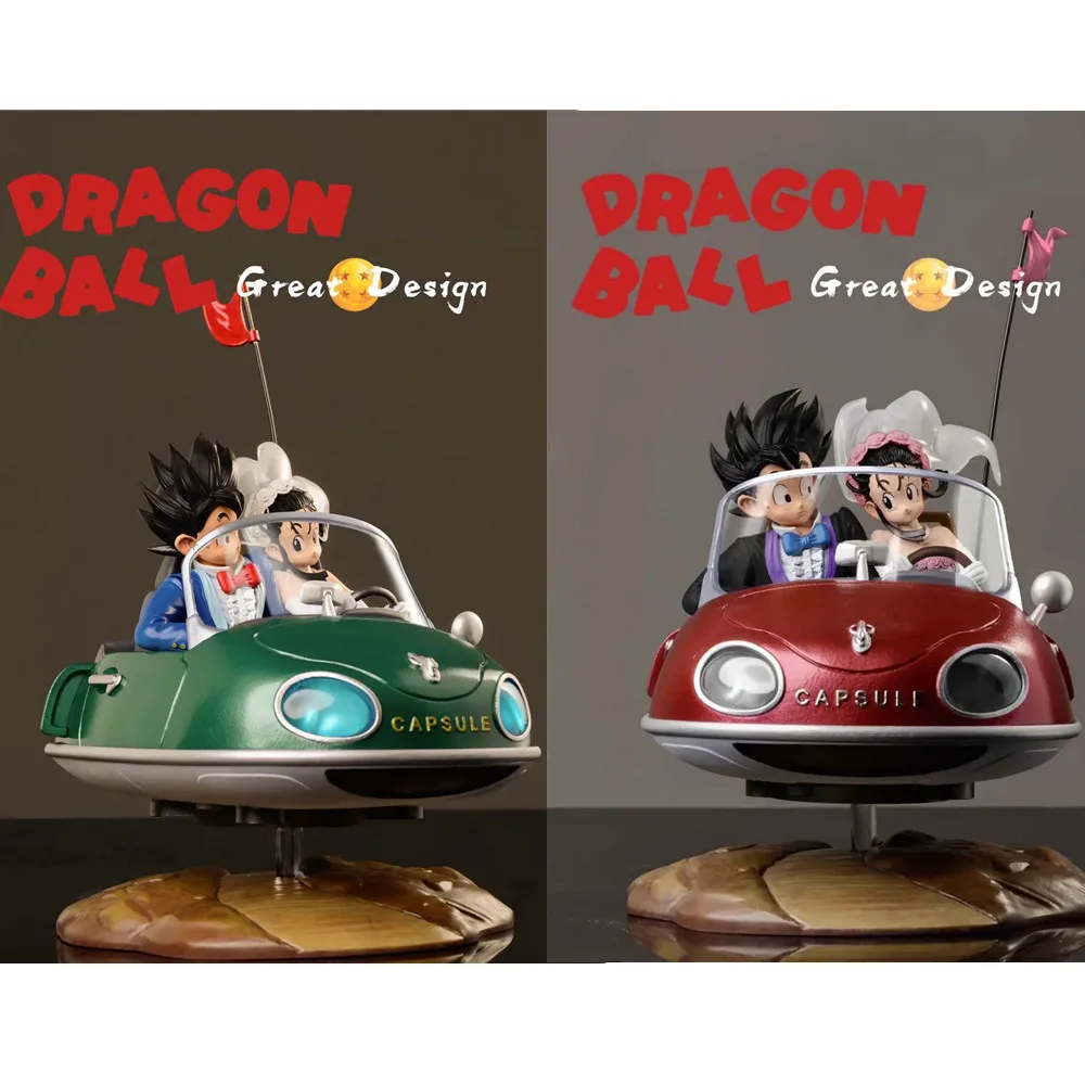 Фигурка Dragon Ball Z из Аниме Сон Гоку Чичи ПВХ Свадебная Автомобильная фигурка