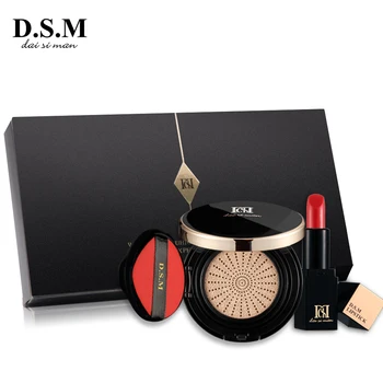 

D.S.M Professional Moisturizing Air Cushion CC Cream Set Highly Hydrating Face Care Concealer Cream Makeup Luxury Makeup Set