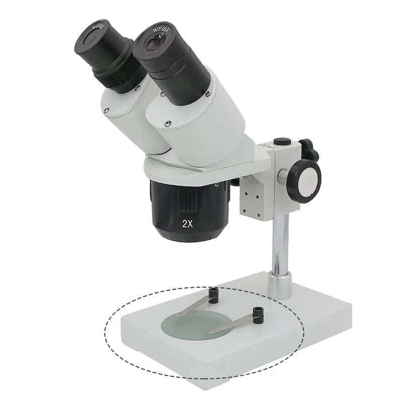 Stereo Microscope Working Stage Frosted Work Board Round Diameter 55mm-100mm Microscope Accessories stereo microscope stage