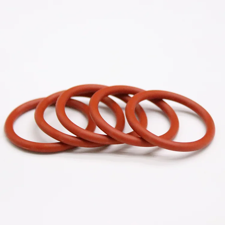 Red Waterproof High Temperature Resistant Wire Diameter 3.5mm Silicone O-ring 