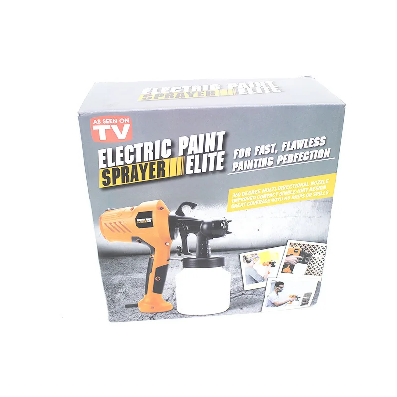 LAMEZIA High Power 220V Electric PaintSprayer Household Paint Spray Gun Easy Spraying Auto Furniture Steel Coating Airbrush