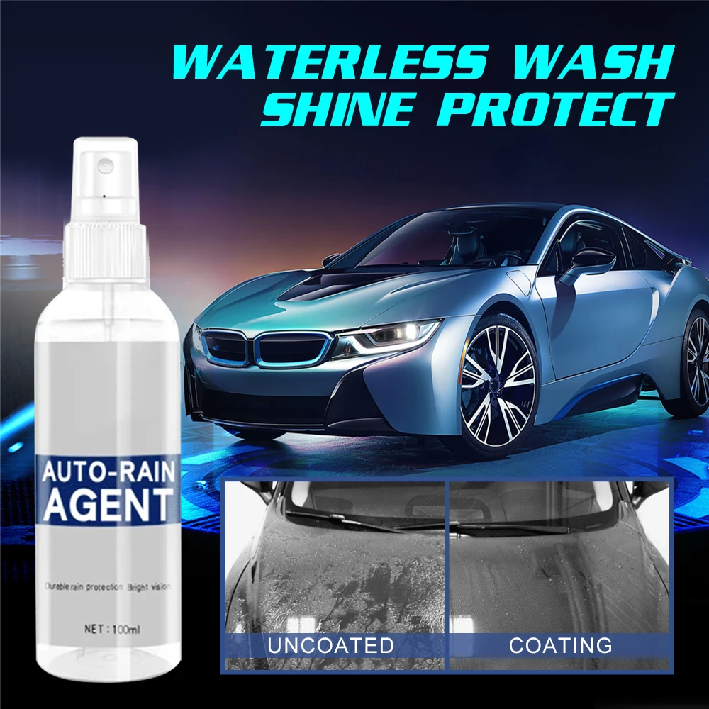 

100ml Car Glass Waterproof Coating Agent Rainproof Nano Hydrophobic Coating Glass Hydrophobic Coating Car Cleaning Accessories