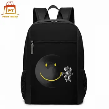 

Smiley Backpack Smiley Backpacks Man - Woman Pattern Bag Trending Multifunction Teenage Schoolbag Bags