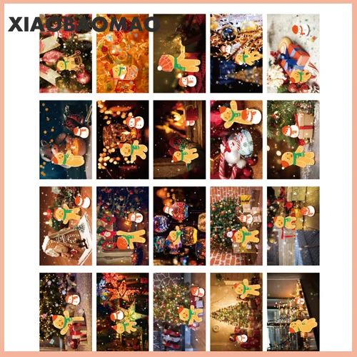 30 шт./компл. открытка merry Christmas/поздравительная открытка/открытка для сообщений/подарок на Рождество и год Закладка
