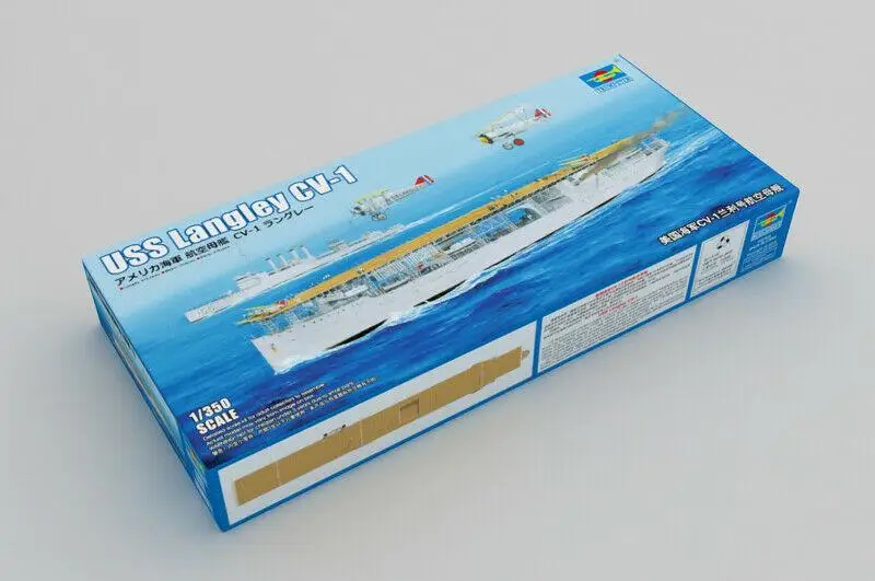 Trumpeter 05631 1/350 USS Langley CV-1 Vessels Ship model kit 2020 Mar NEW SALE | Игрушки и хобби