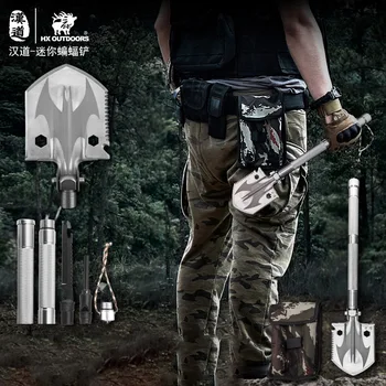 

HX OUTDOORS GBC-21 Outdoor Multi-purpose Shovel Garden Tools Folding Military Shovel Camping Tools Car Equipment Snow Shovel