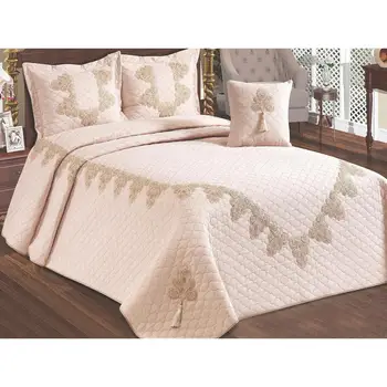 

Eem Antique Double Bed Cover Cappucino