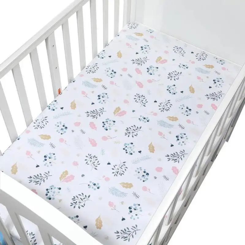 Органический хлопок для новорожденных, простыня для детской кроватки, мягкий чехол на матрас, покрывало, простыня для кормления, постельные принадлежности, реквизит для ухода за ребенком - Цвет: B5 105x60cm