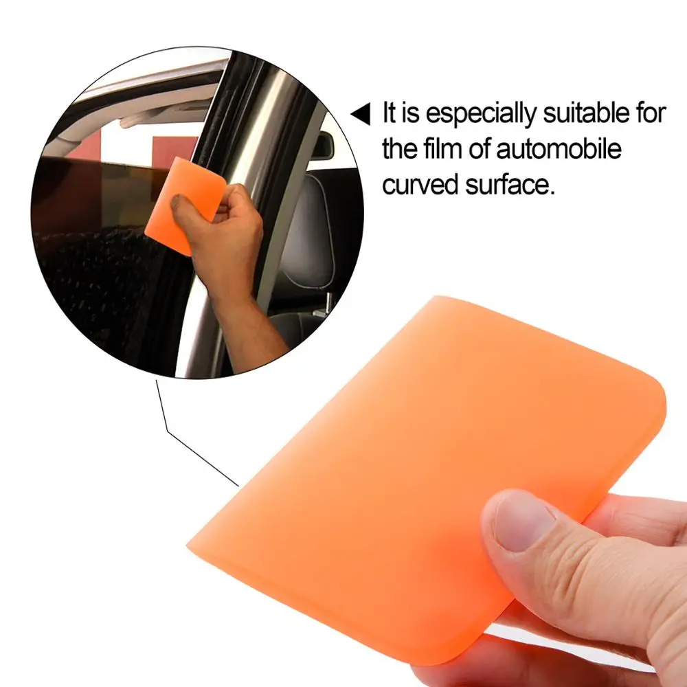 FOSHIO Window Glass Cleaning Tool Soft Water Wiper Remover Wrapping Squeegee Carbon Car Film Sticker Installing Vinyl Scraper