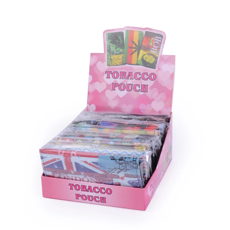 JIJU Top Grade Tobacco Pouch Cloth Cigarette Tobacco Pipe Pouch Case Paper Holder Slot Perfect Gift tobacco bag storage bag