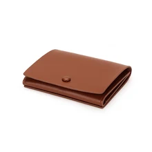 

2021 New Cowhide Card Holder, Large Capacity, Leather Card Holder, Lady Multi-card Slot, Large Capacity, Short Card Holder