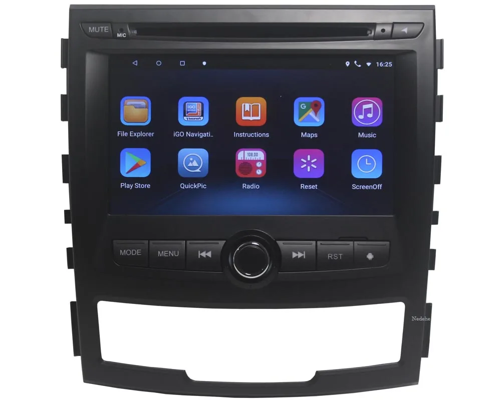 Восьмиядерный 4G 64G Android 8,1 2 DIN Автомобильный dvd-плеер для SSANGYONG KORANDO gps навигация радио мультимедиа Sterero