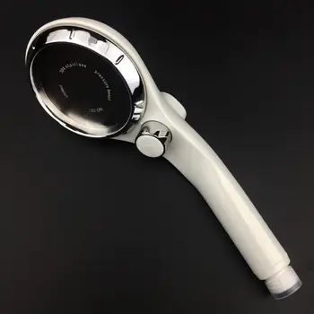

Hard Plastic Handheld Shower Head Water Adjustable Shower Handle with Switch