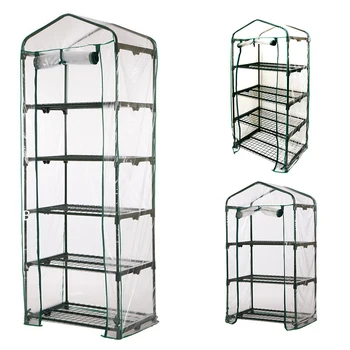 

PVC Warm Garden Tier Mini Household Plant Greenhouse Cover (without Iron Stand)