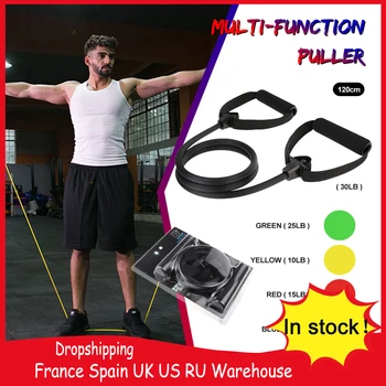 

120cm Yoga Pull Rope Resistance Bands for Home Gym Elastic Bands Rubber expander Workout Exercise Training Fitness Equipment