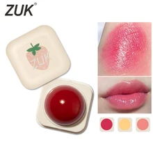 ZUK-Bola de pintalabios de azúcar, bálsamo labial hidratante, innovador, lápiz labial esférico, cuidado Natural, bonito maquillaje labial cosmético