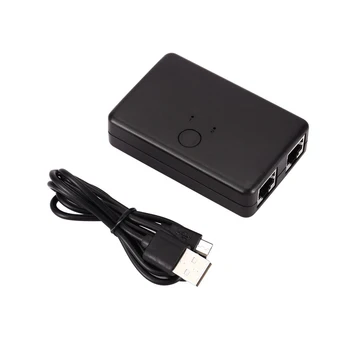 

1 To 2 Ways RJ45 Two-port network interface switch LAN Ethernet Network Cable Female Splitter Connector Adapter For Laptop