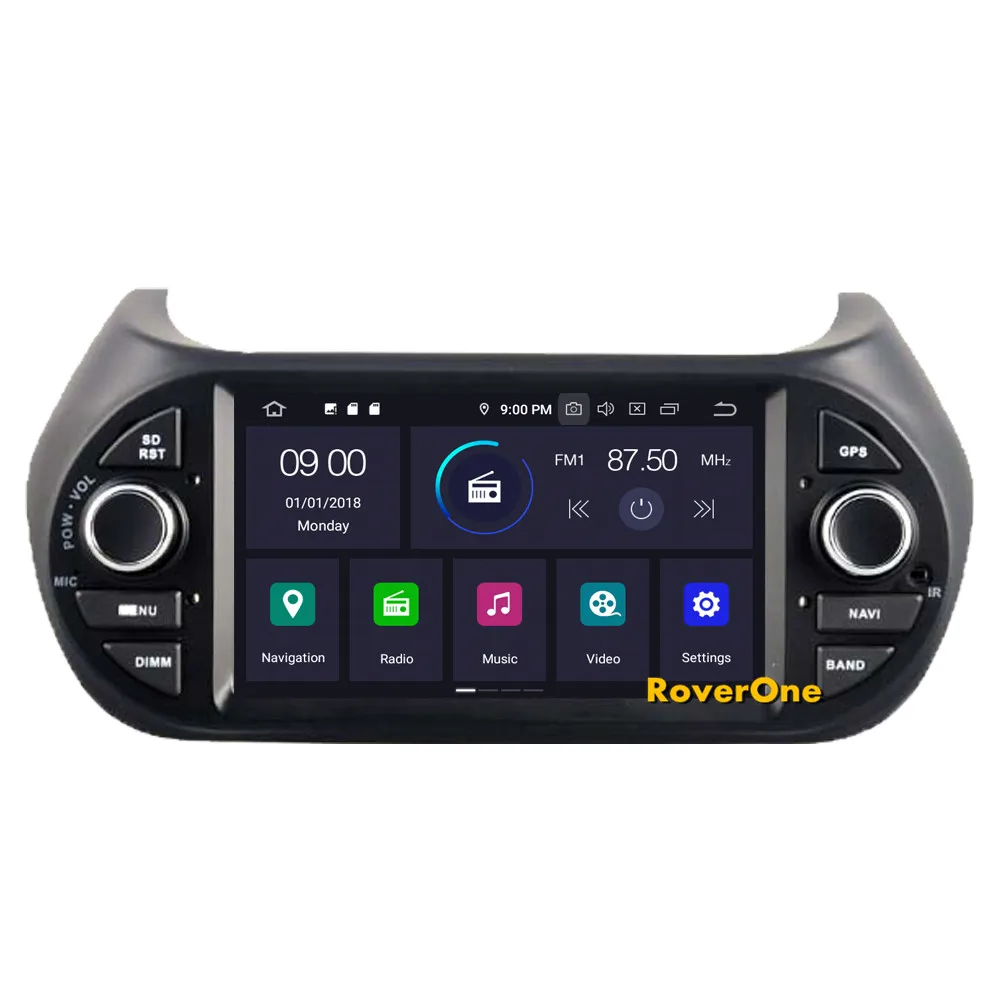 Perfect For Fiat Fiorino Qubo For Citroen Nemo For Peugeot Bipper Android 9.0 Autoradio Radio Stereo GPS Navigation Multimedia Player 6