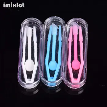 

3pcs Solid Contact Lenses Tweezers and Suction Stick for Special Clamps Tool Contact Lens Inserter Remover Eyewear Accessories