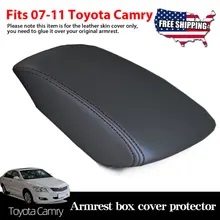 

Central Armrest Box Cover For FIT Toyota Camry 2007-2011 Leather Four Seasons Universal Automotive Interior Accessories
