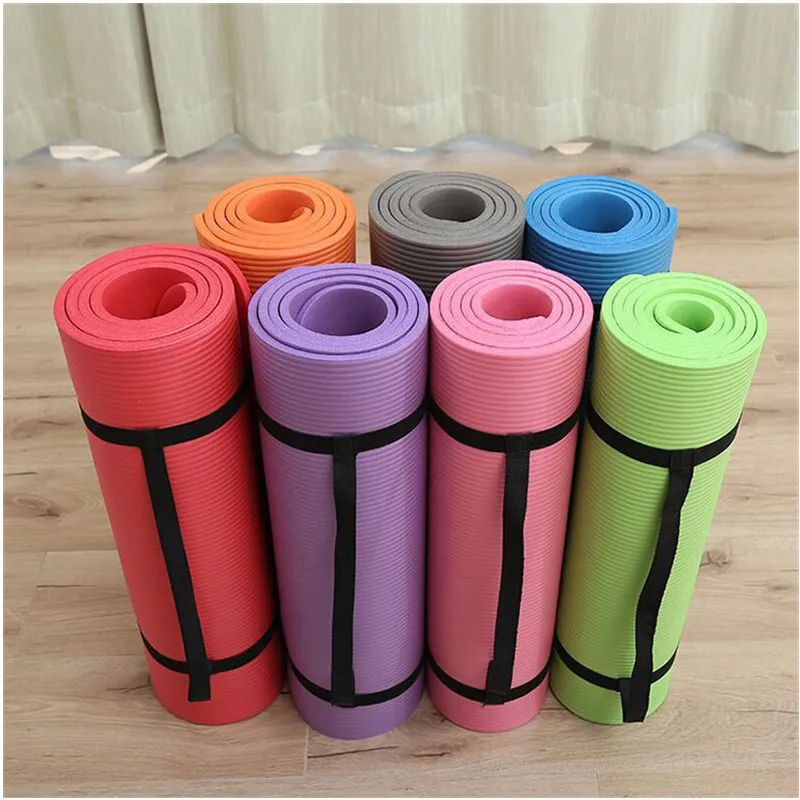 

Yoga Mats Non-slip Tasteless Fitness Soft Beginner Non- slip Yoga Mat for Pilates Home Gym Yoga Fitness Sports Outdoor Pads